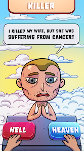 Heaven versus Hell decision making gameplay